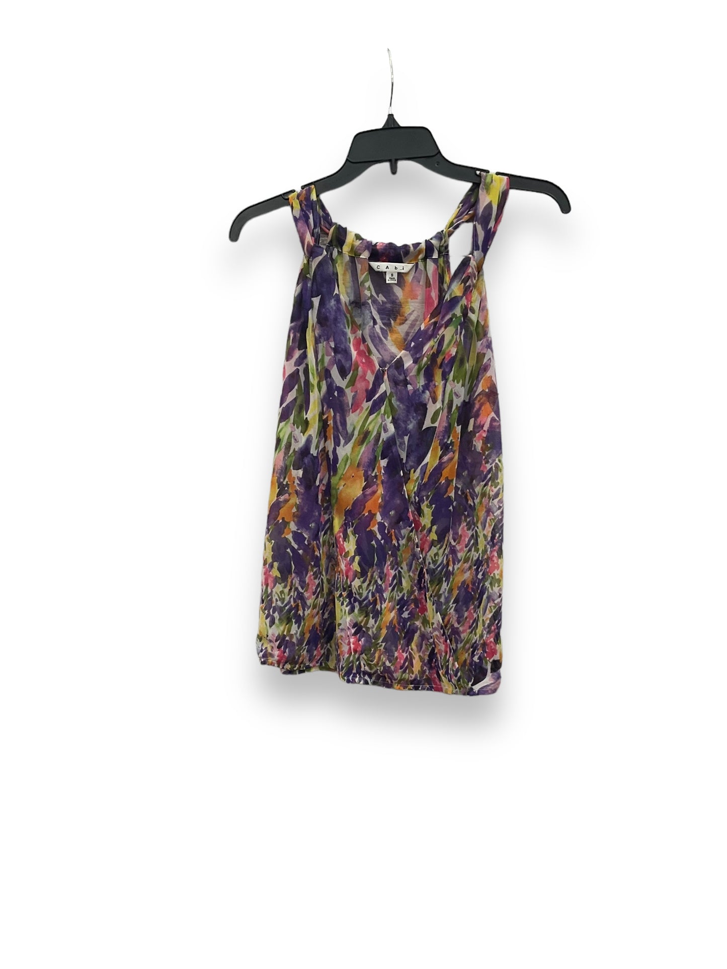 Multi-colored Blouse Sleeveless Cabi, Size S