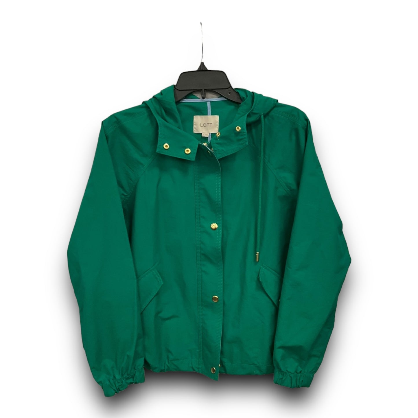 Green Jacket Windbreaker Loft, Size Xs