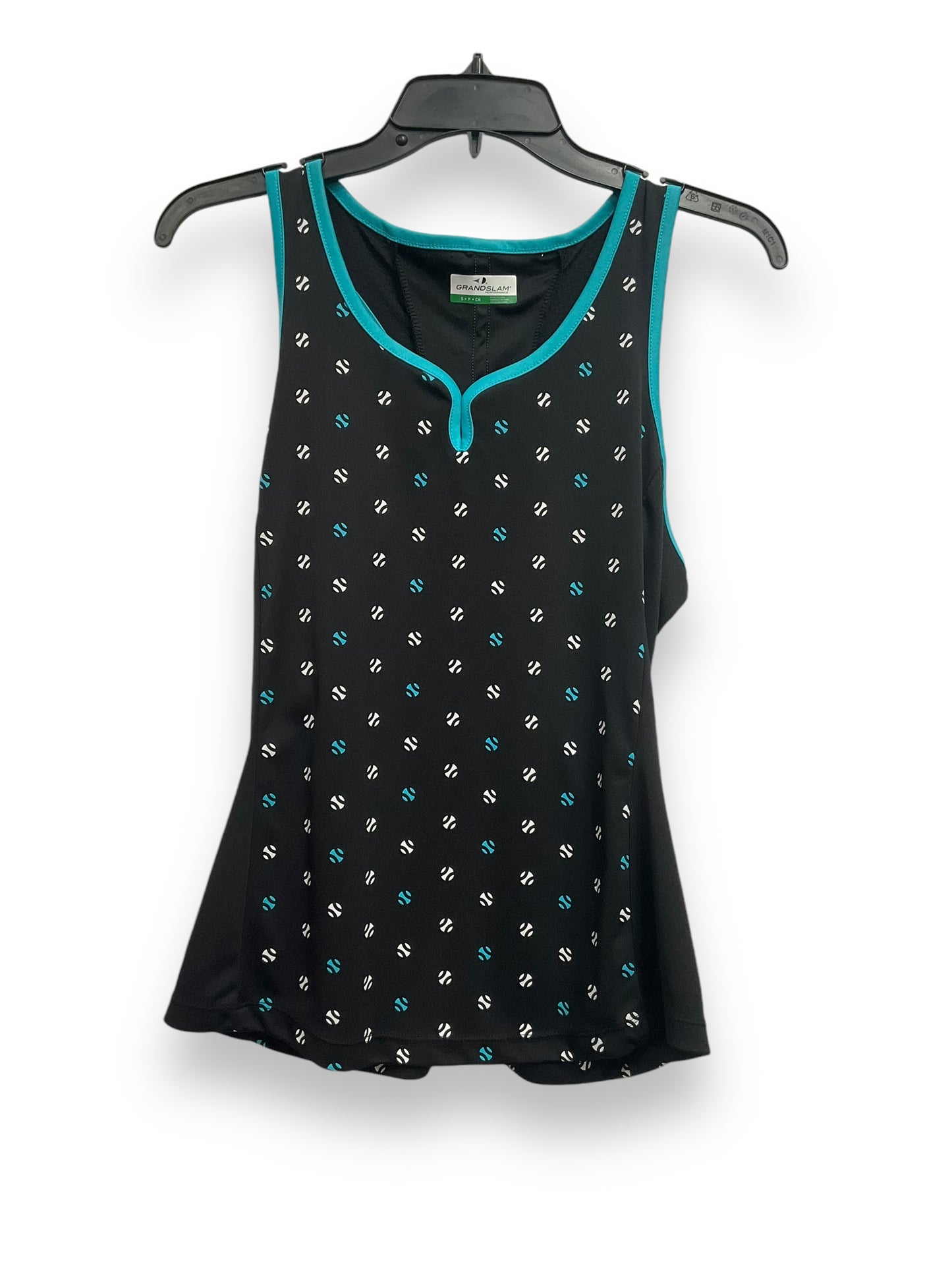 Athletic Tank Top By Clothes Mentor In Black & Blue, Size: S