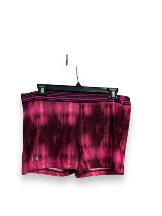 Athletic Shorts By Under Armour In Pink, Size: L