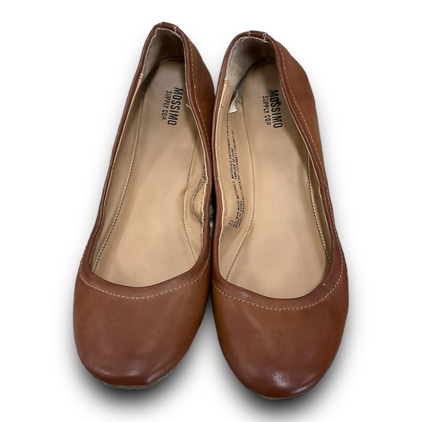 Brown Shoes Flats Mossimo, Size 7.5