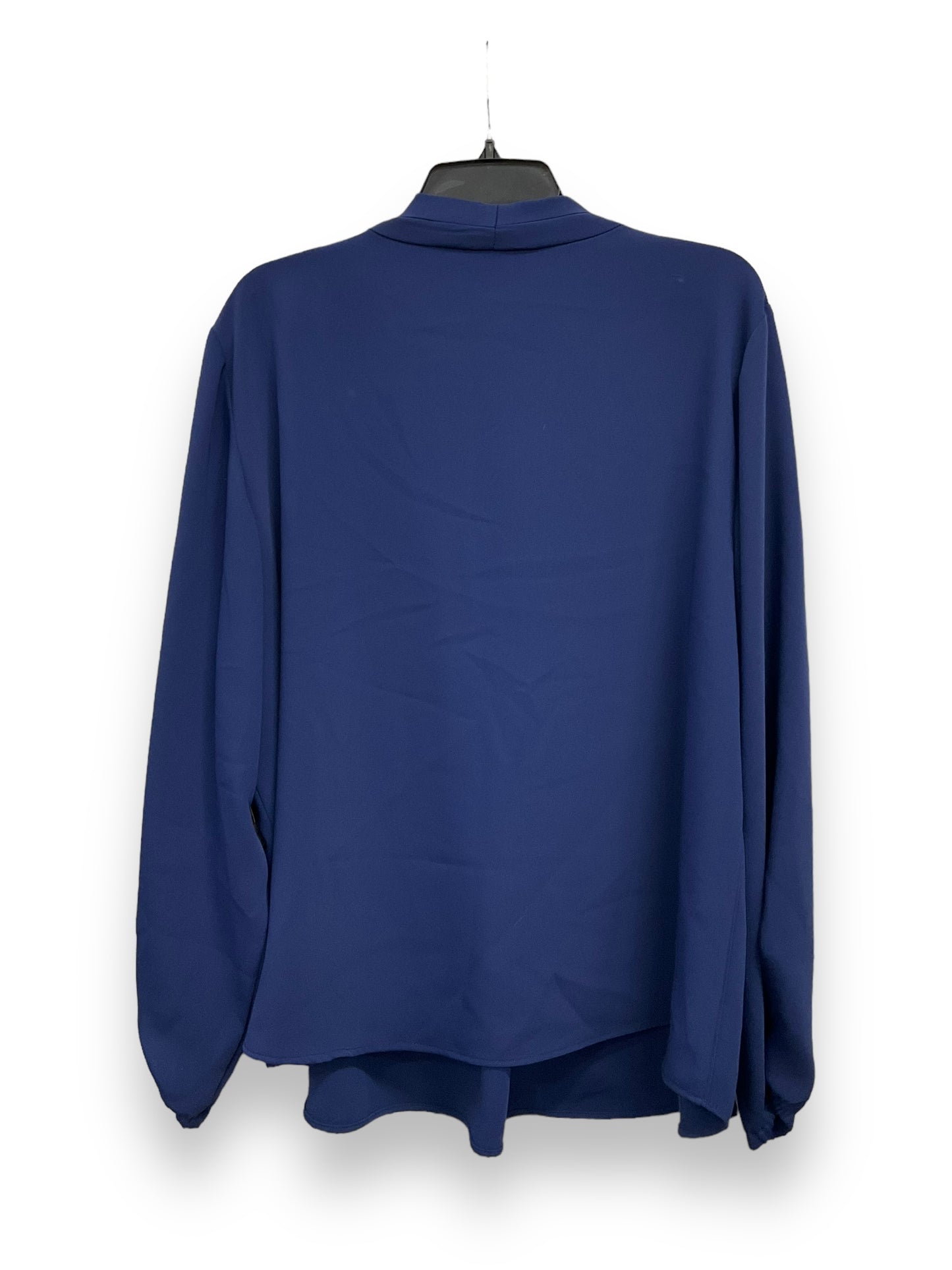 Blue Blouse Long Sleeve Nine West, Size 2x