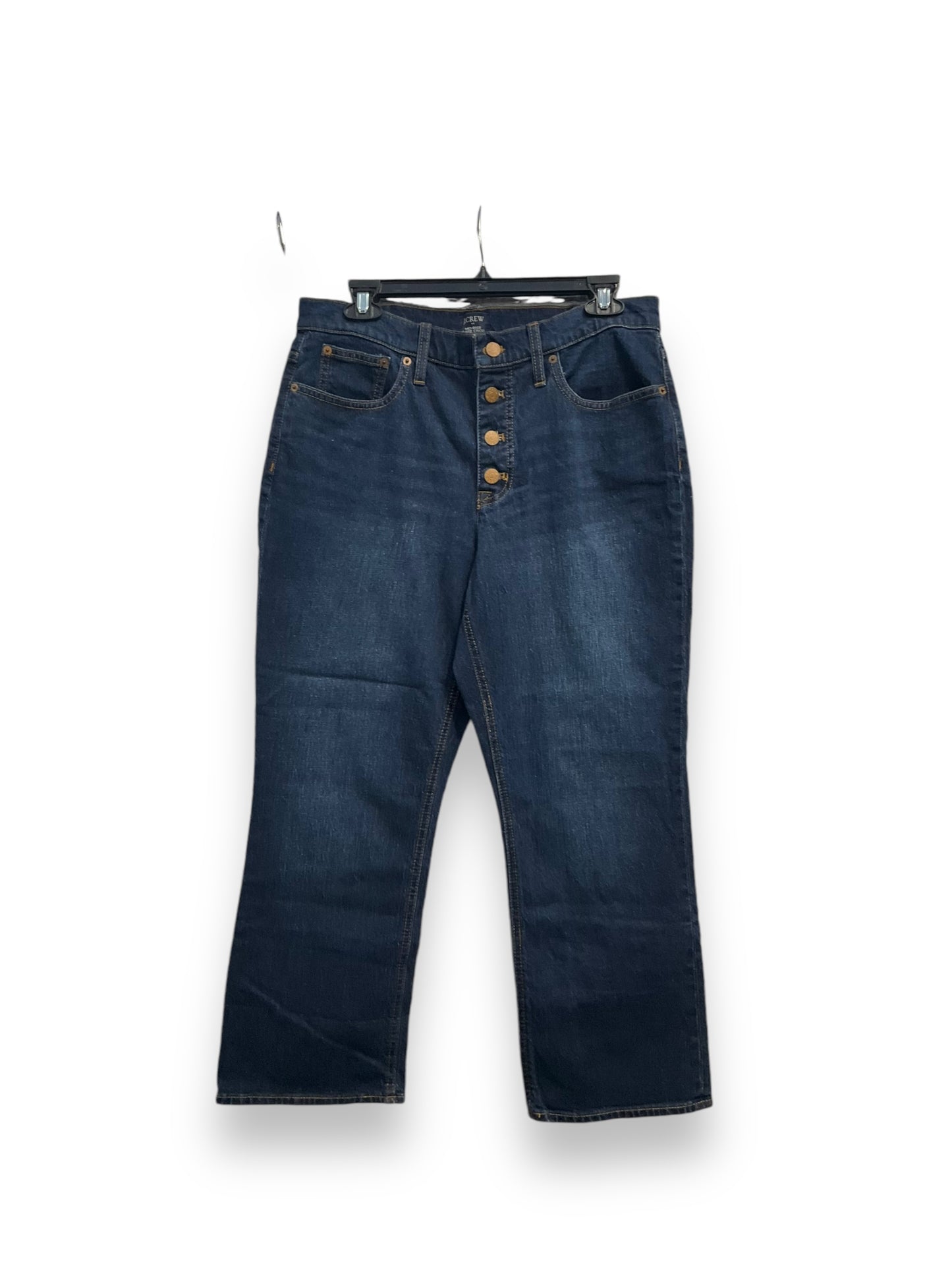 Jeans Straight By J. Crew In Blue Denim, Size: 10