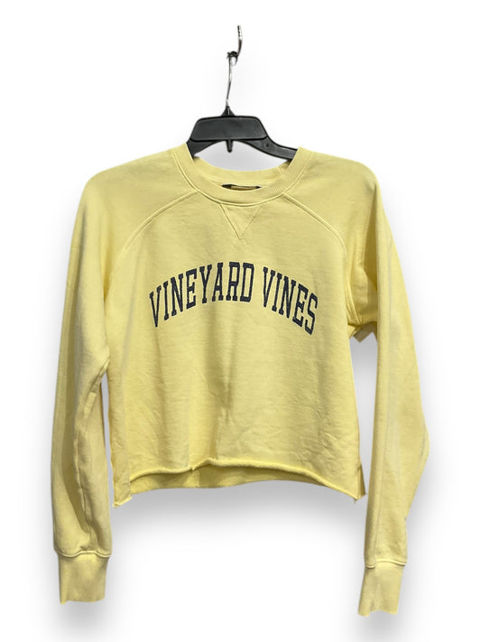 Sweater By Vineyard Vines In Yellow, Size: Xs