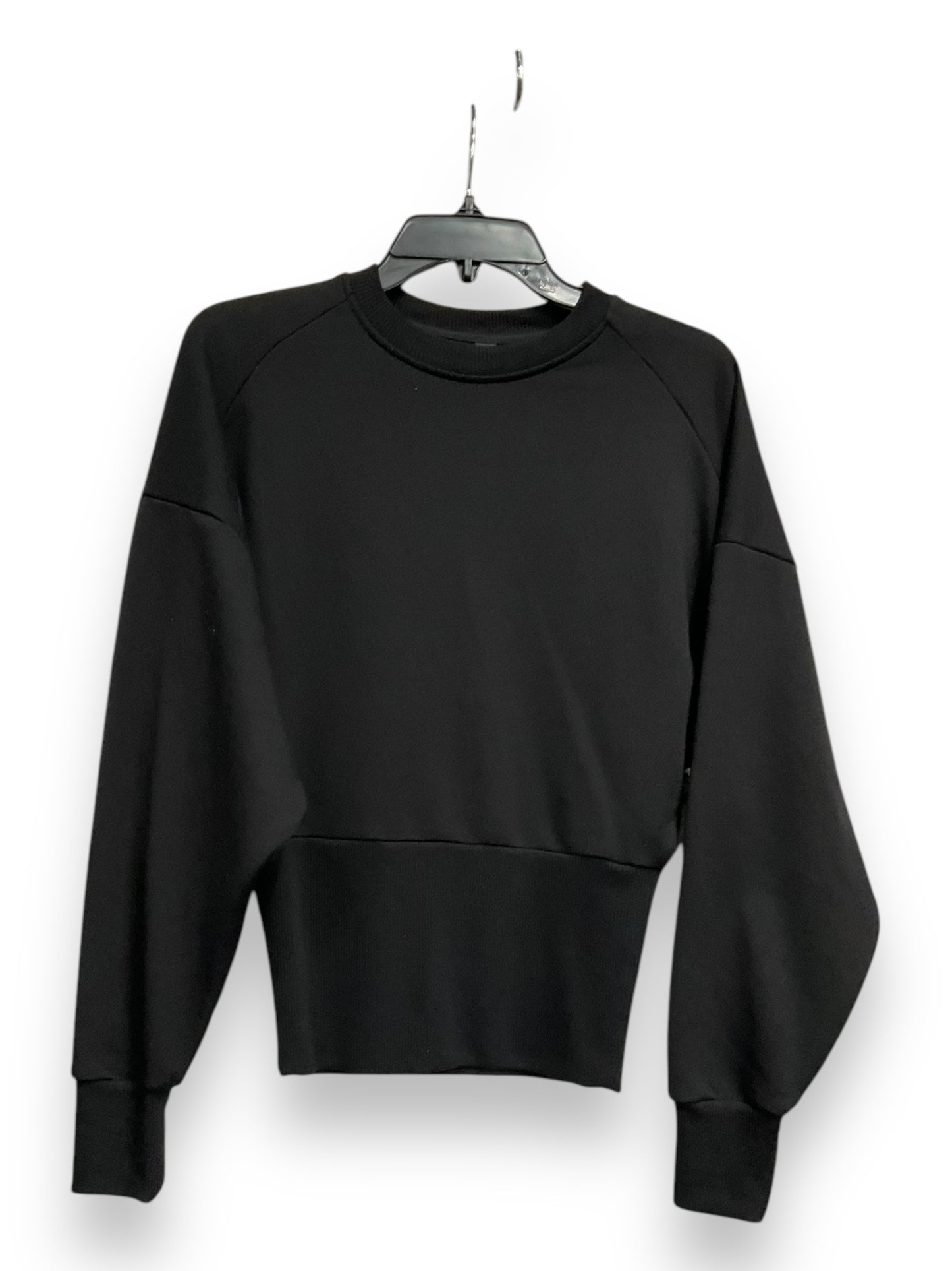 Athletic Top Long Sleeve Crewneck By Athleta In Black, Size: Xxs