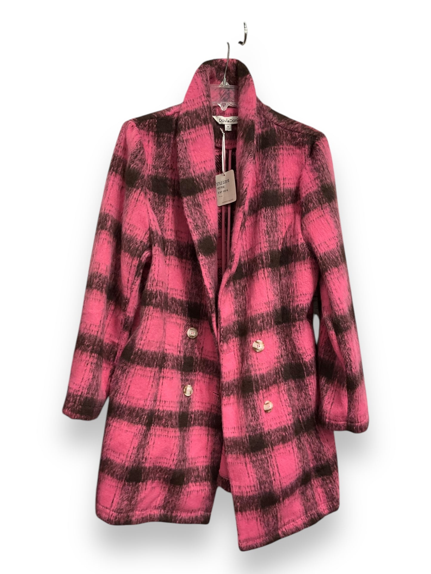 Coat Faux Fur & Sherpa By Davi & Dani In Pink, Size: M