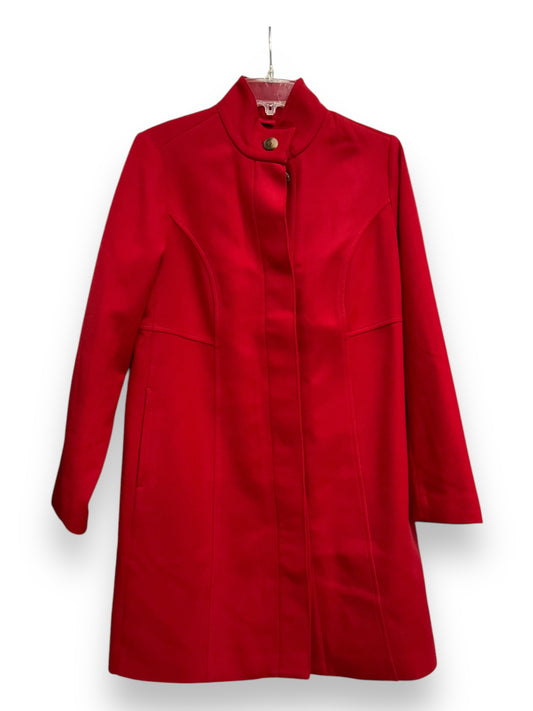 Coat Peacoat By J. Jill In Red, Size: Xs