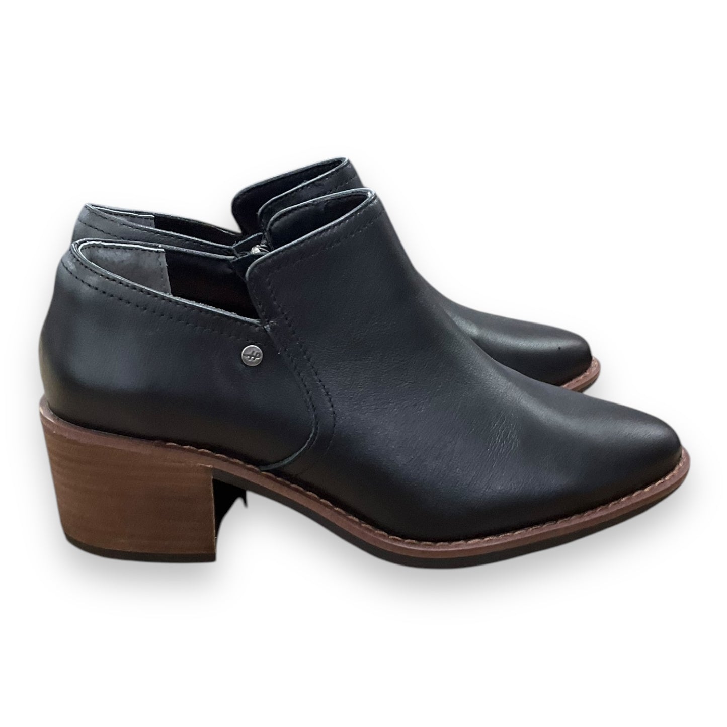 Boots Ankle Heels By Hush Puppies In Black, Size: 9.5