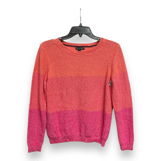 Sweater By Tommy Hilfiger In Pink, Size: L