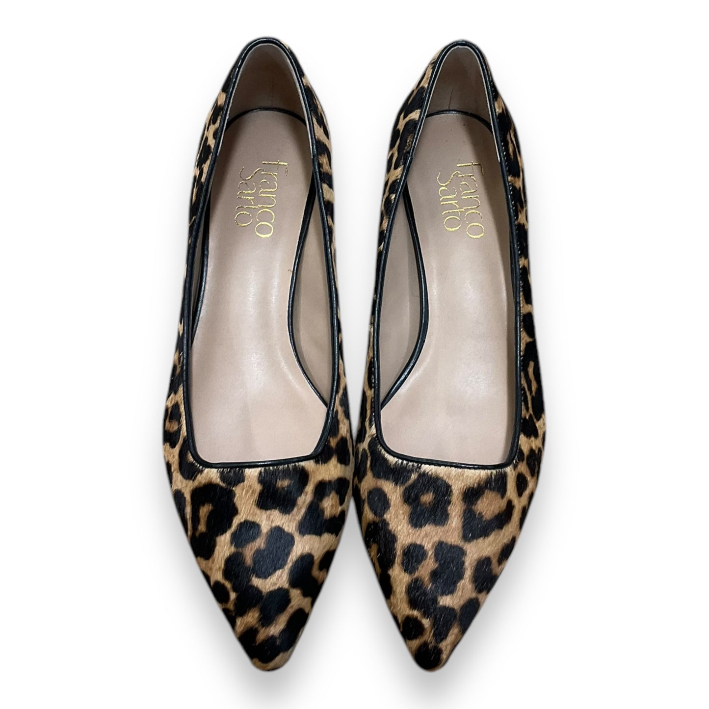 Shoes Heels Block By Franco Sarto In Animal Print, Size: 7