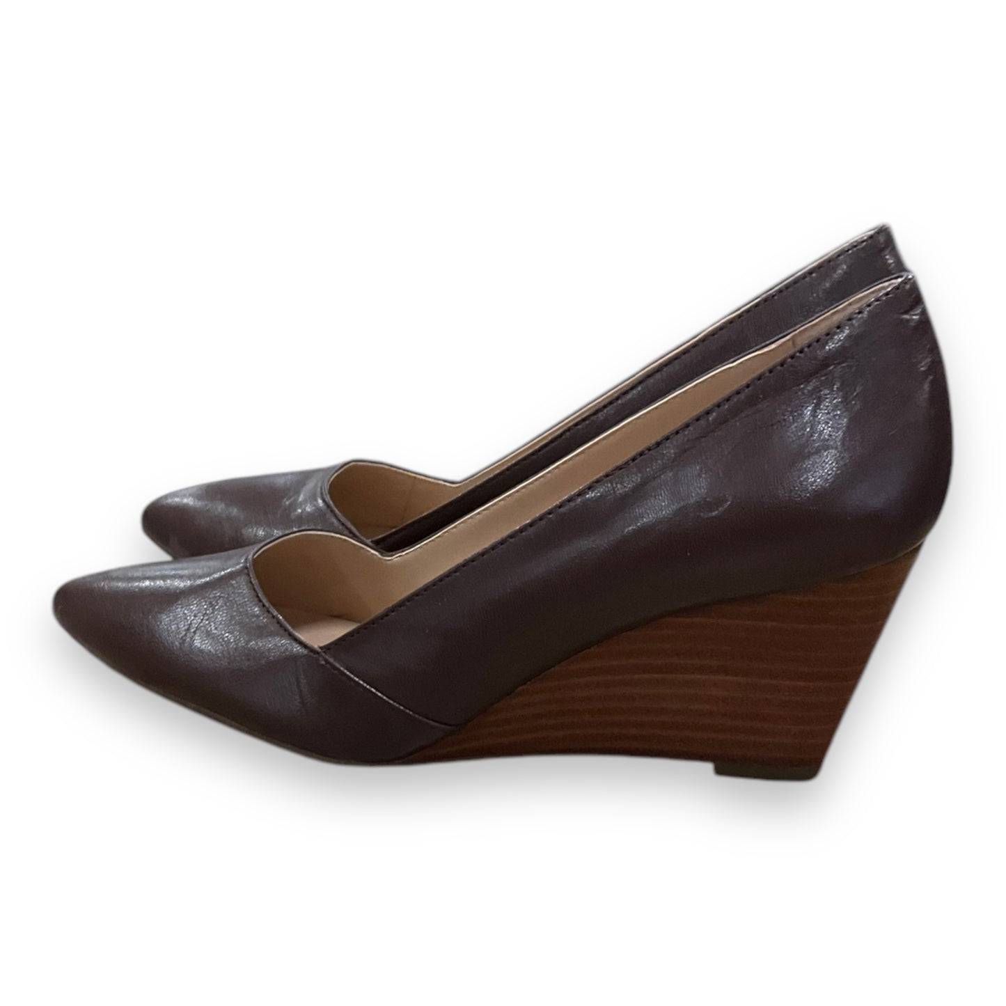 Shoes Heels Wedge By Franco Sarto In Brown, Size: 7