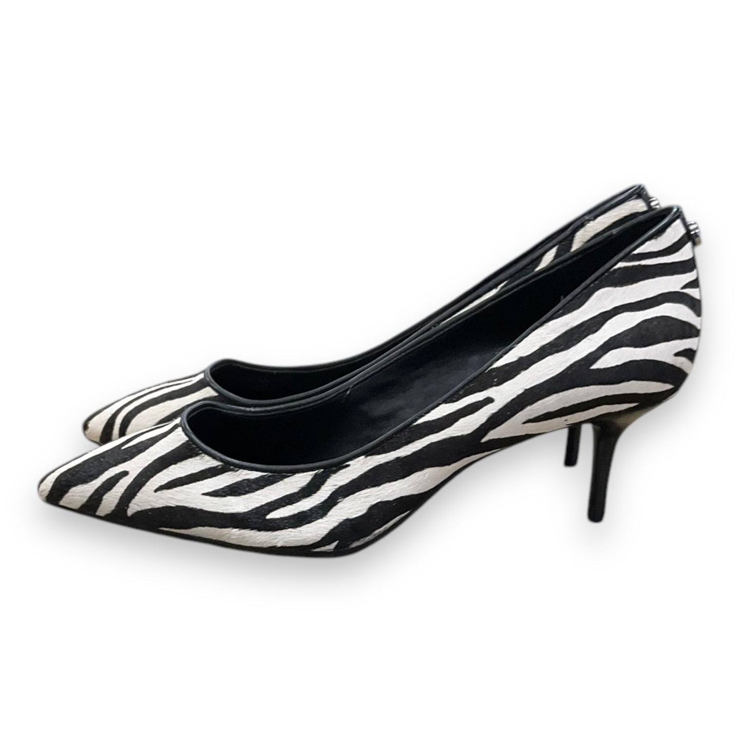 Shoes Heels Kitten By Michael By Michael Kors In Zebra Print, Size: 7