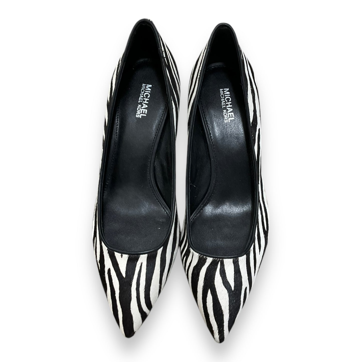 Shoes Heels Kitten By Michael By Michael Kors In Zebra Print, Size: 7