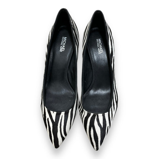 Shoes Heels Kitten By Michael By Michael Kors In Zebra Print, Size: 7