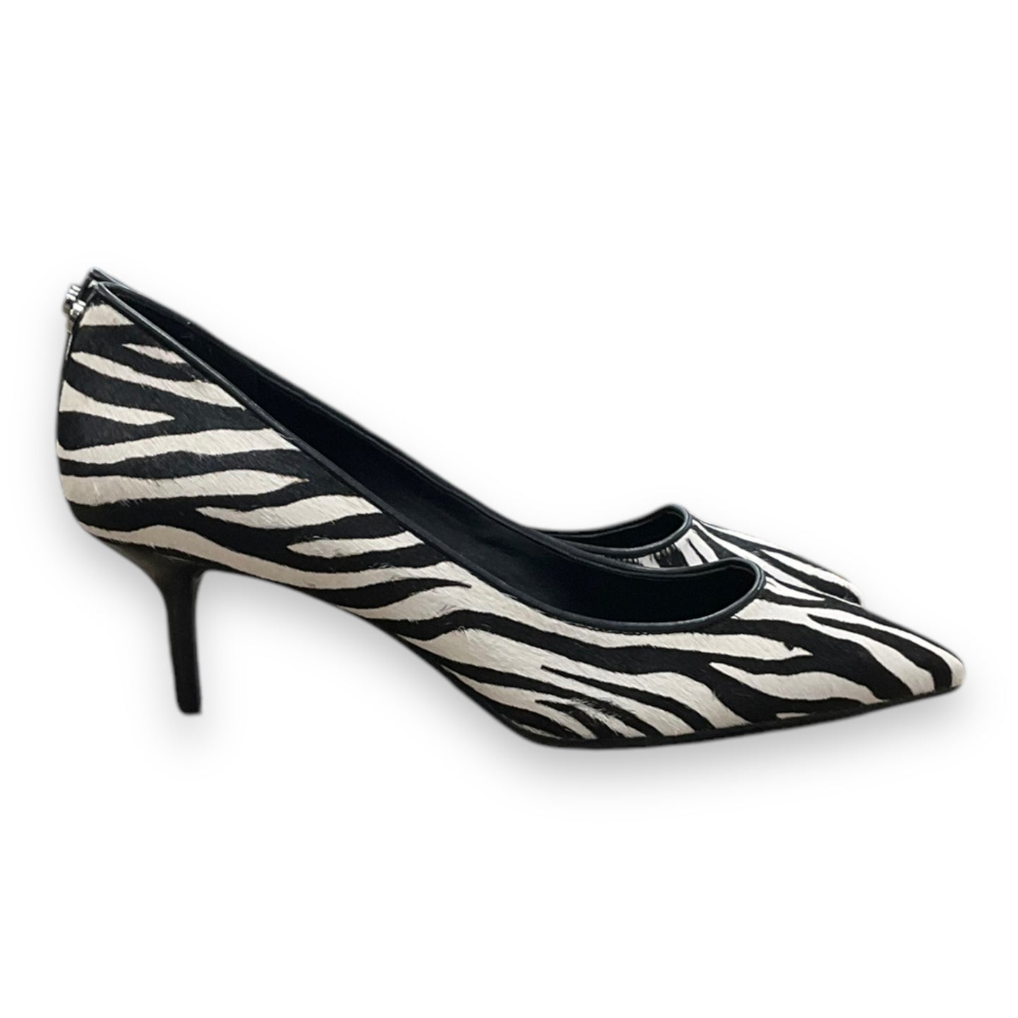 Shoes Heels Kitten By Michael By Michael Kors In Zebra Print, Size: 7