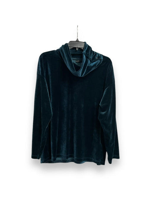 Top Long Sleeve By Dkny In Blue, Size: M