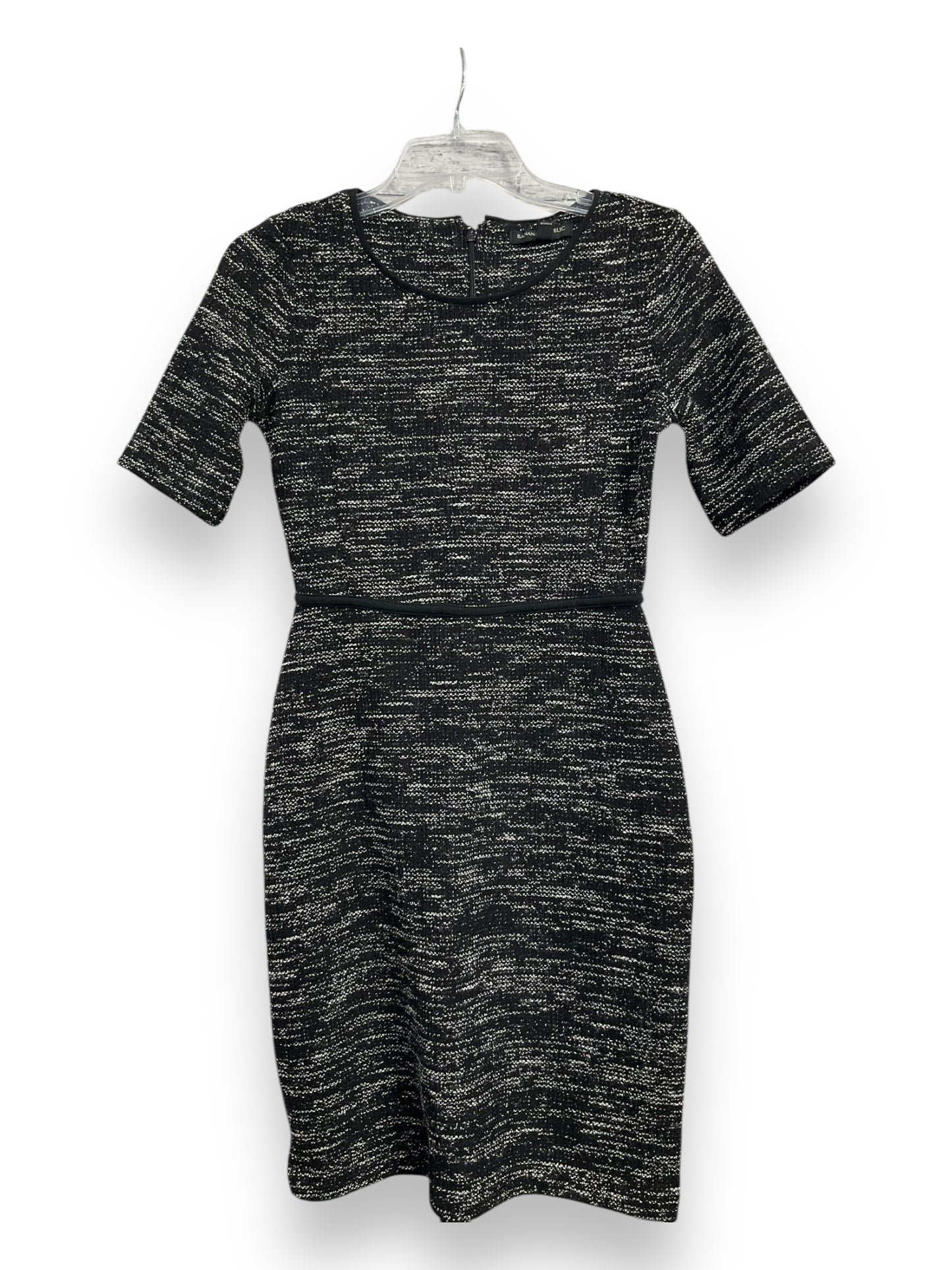 Dress Casual Midi By Banana Republic In Black & White, Size: Xsp