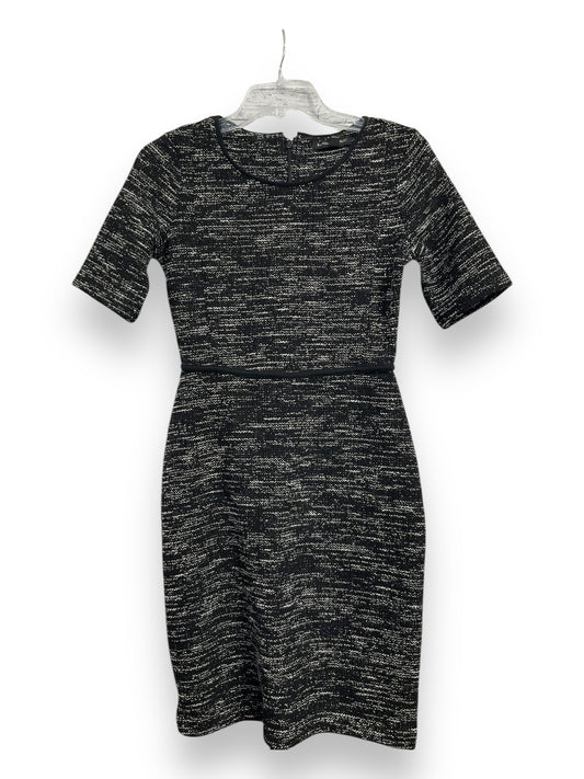 Dress Casual Midi By Banana Republic In Black & White, Size: Xsp