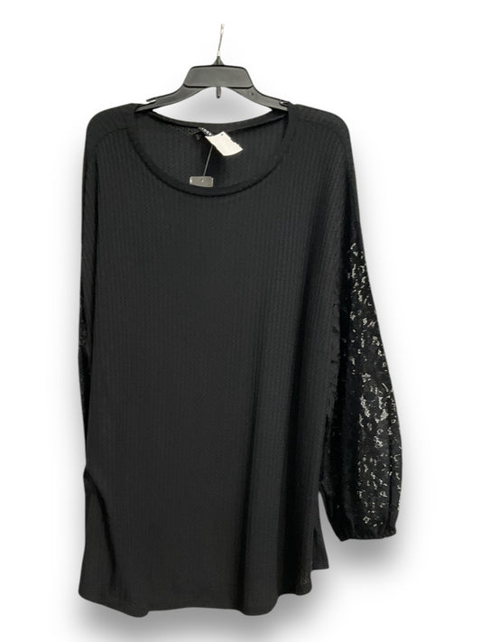 Top Long Sleeve Basic By Torrid In Black, Size: 2x