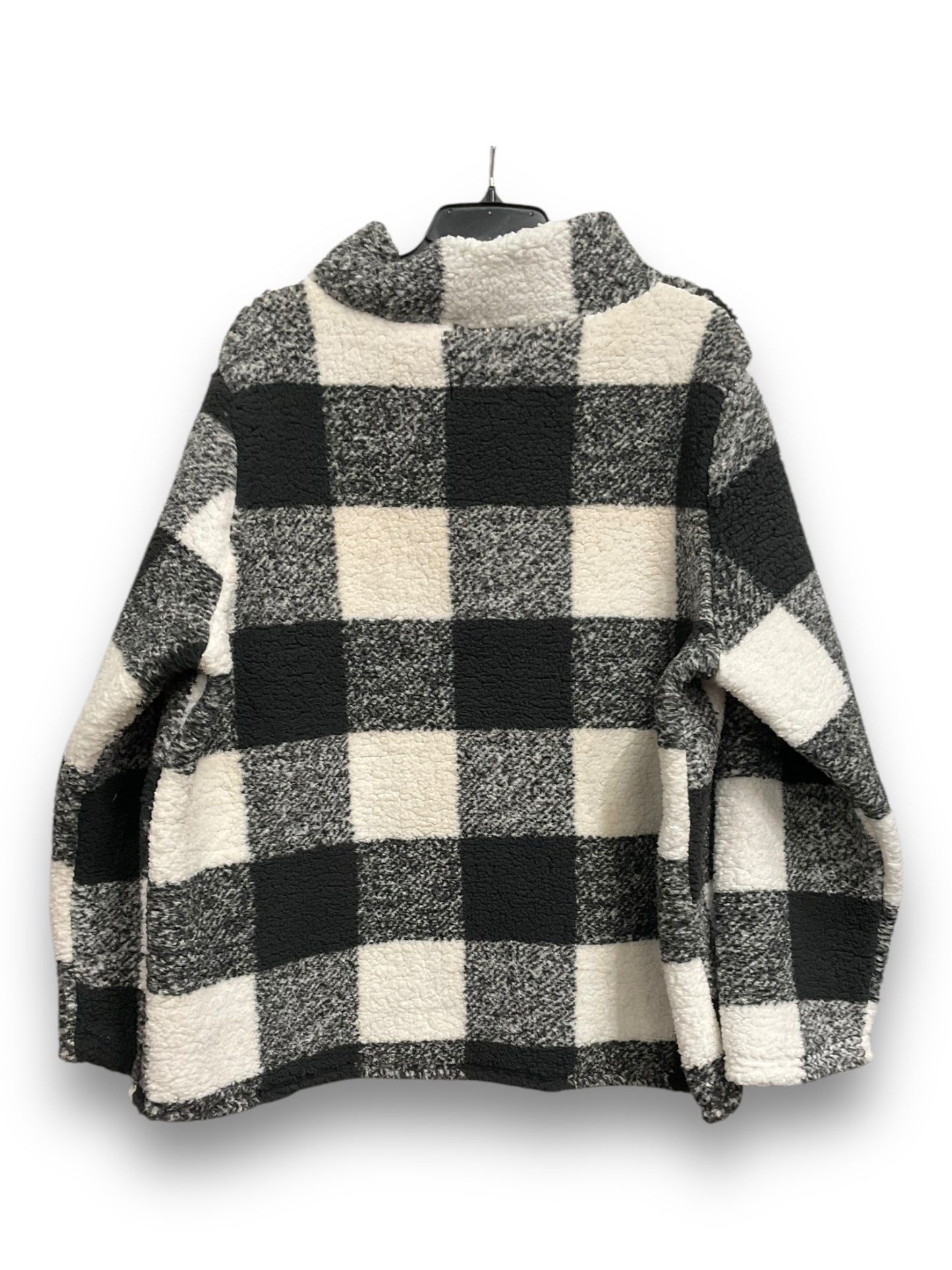 Athletic Fleece By Clothes Mentor In Plaid Pattern, Size: 3x