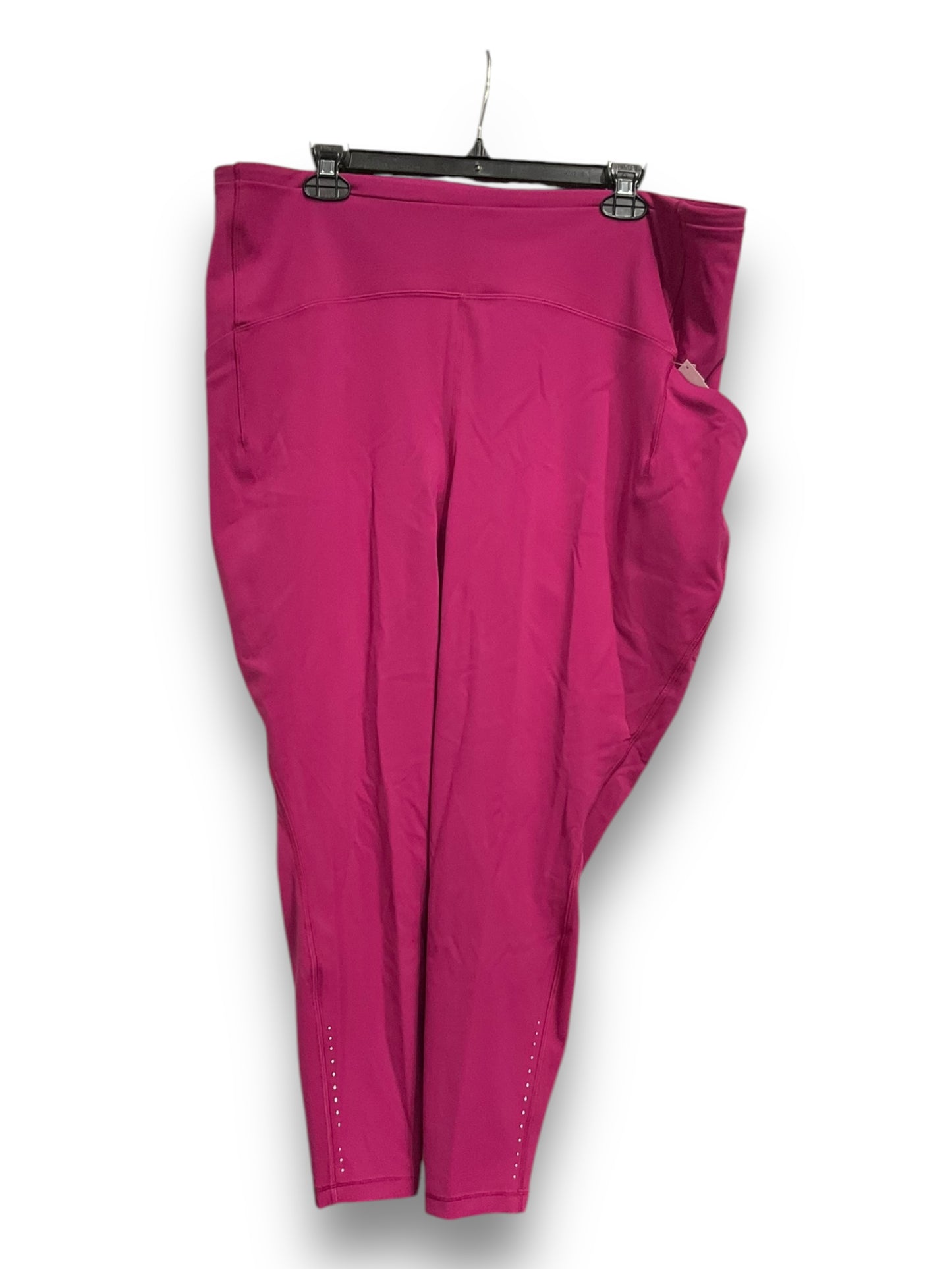 Athletic Leggings By Lululemon In Pink, Size: 20