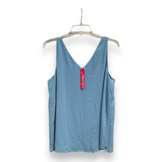 Top Sleeveless Designer By Lilly Pulitzer In Blue, Size: M