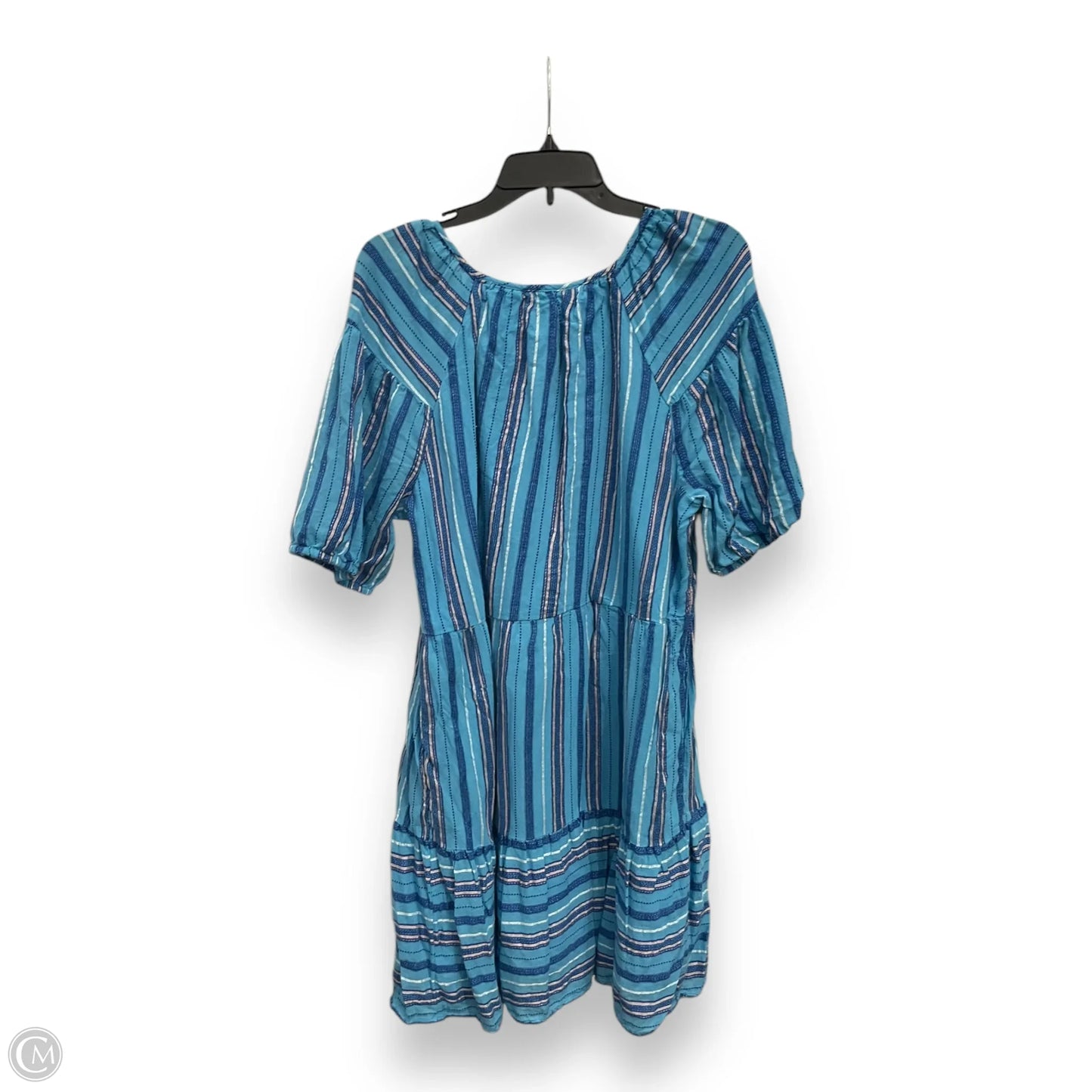 Dress Casual Midi By Wonderly In Blue, Size: Xl