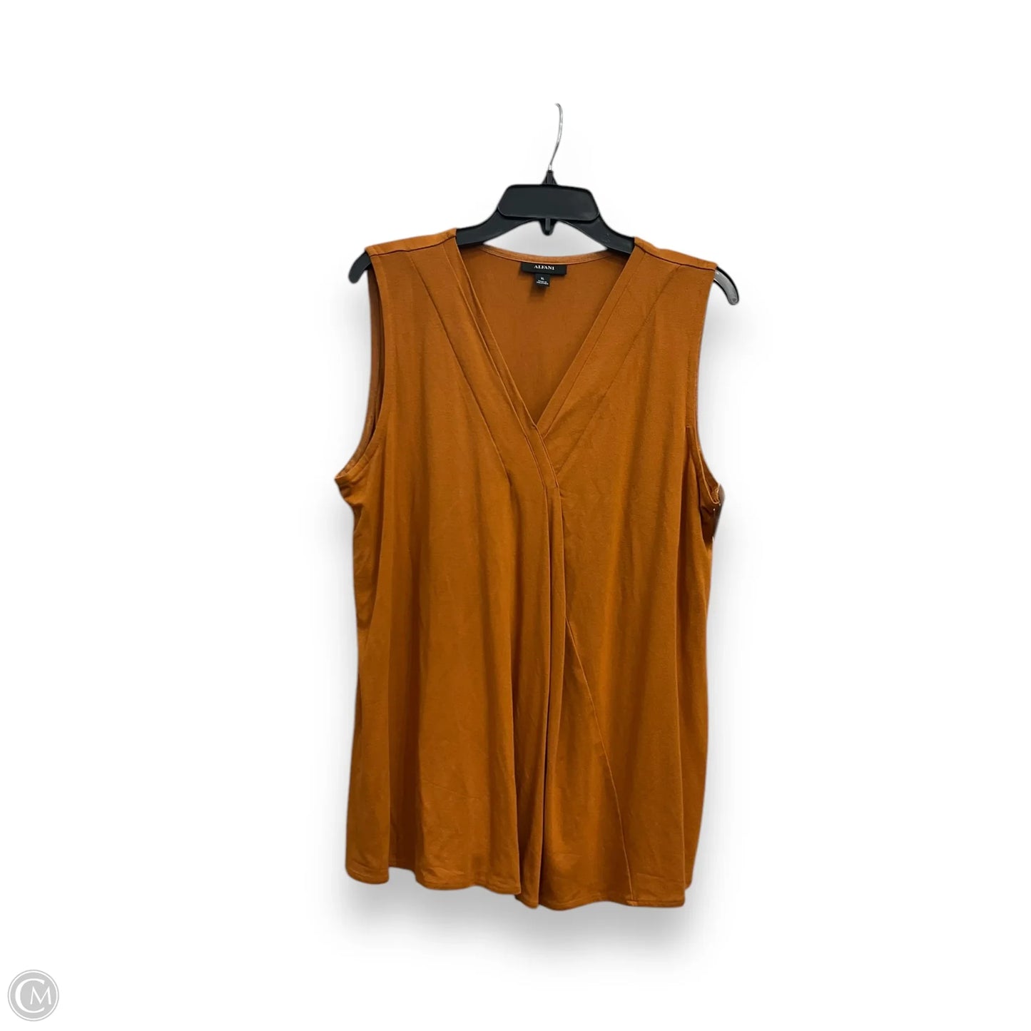 Top Sleeveless Basic By Alfani In Yellow, Size: Xl