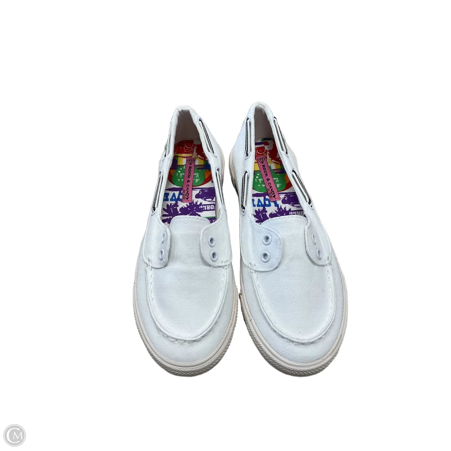 Shoes Flats By Rock And Candy In White, Size: 8.5