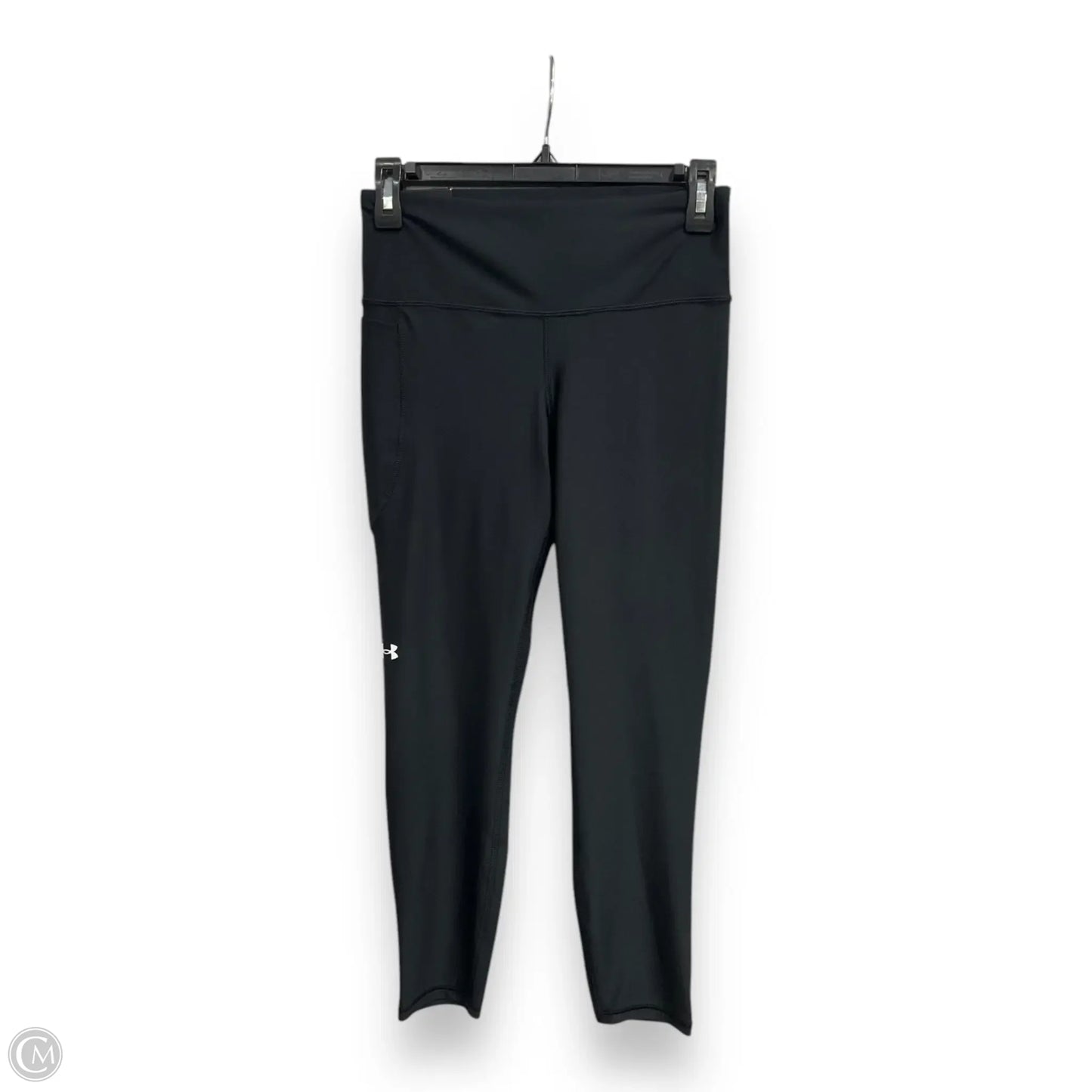 Athletic Leggings By Under Armour In Black, Size: M