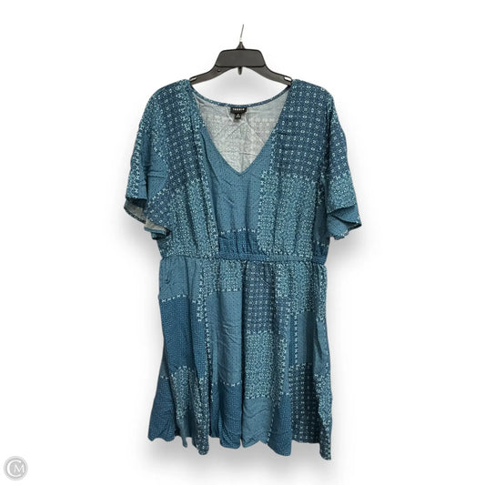 Dress Casual Short By Torrid In Blue, Size: 2x