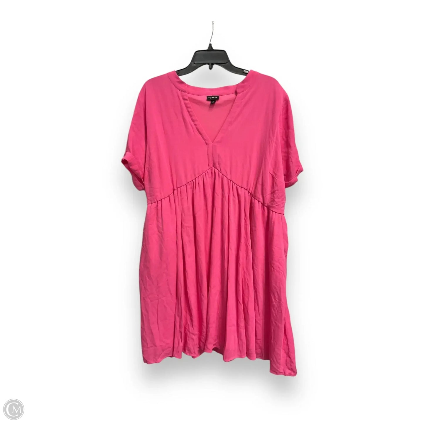 Dress Casual Midi By Torrid In Pink, Size: 2x