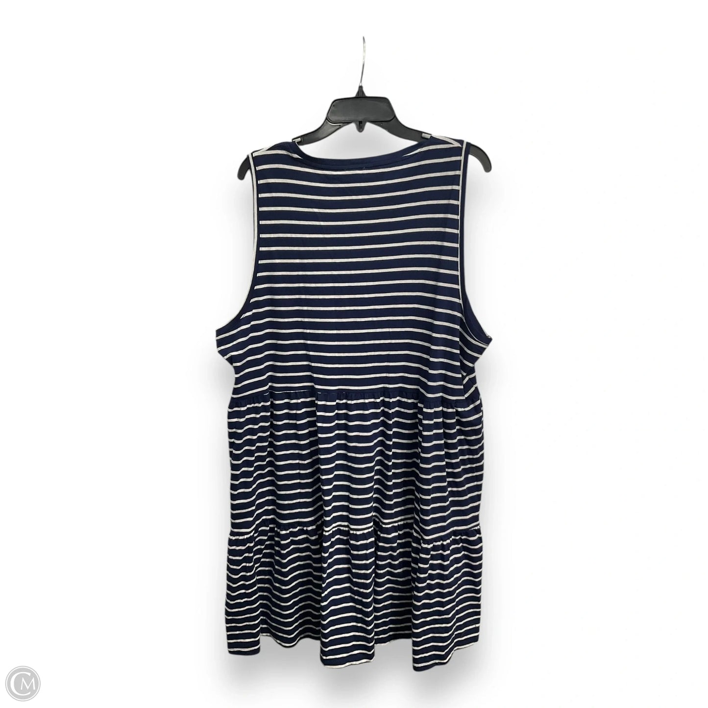 Dress Casual Midi By J. Crew In Striped Pattern, Size: Xxl