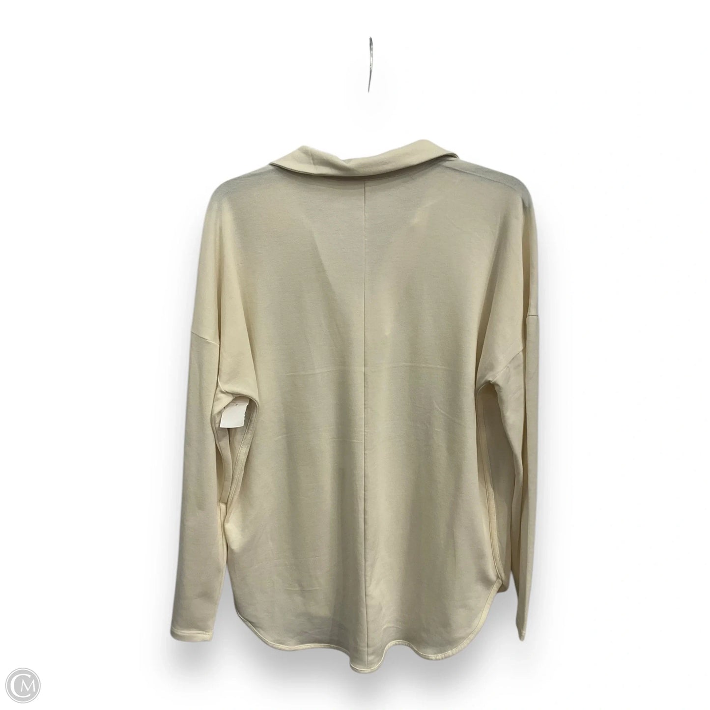 Top Long Sleeve By Cupio In Cream, Size: L