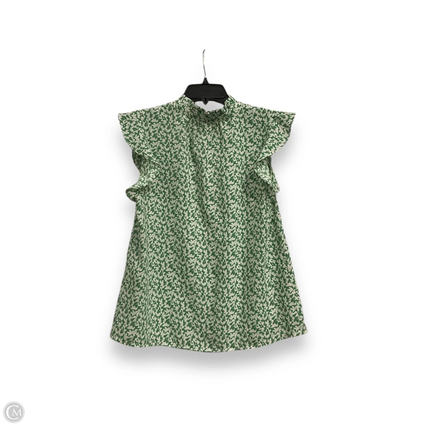 Top Sleeveless By Clothes Mentor In Green, Size: M