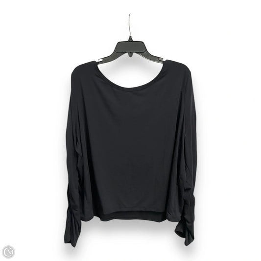 Athletic Top Long Sleeve Crewneck By Athleta In Black, Size: 3x