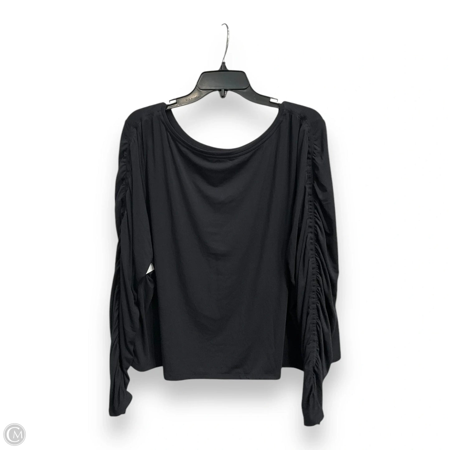 Athletic Top Long Sleeve Crewneck By Athleta In Black, Size: 3x