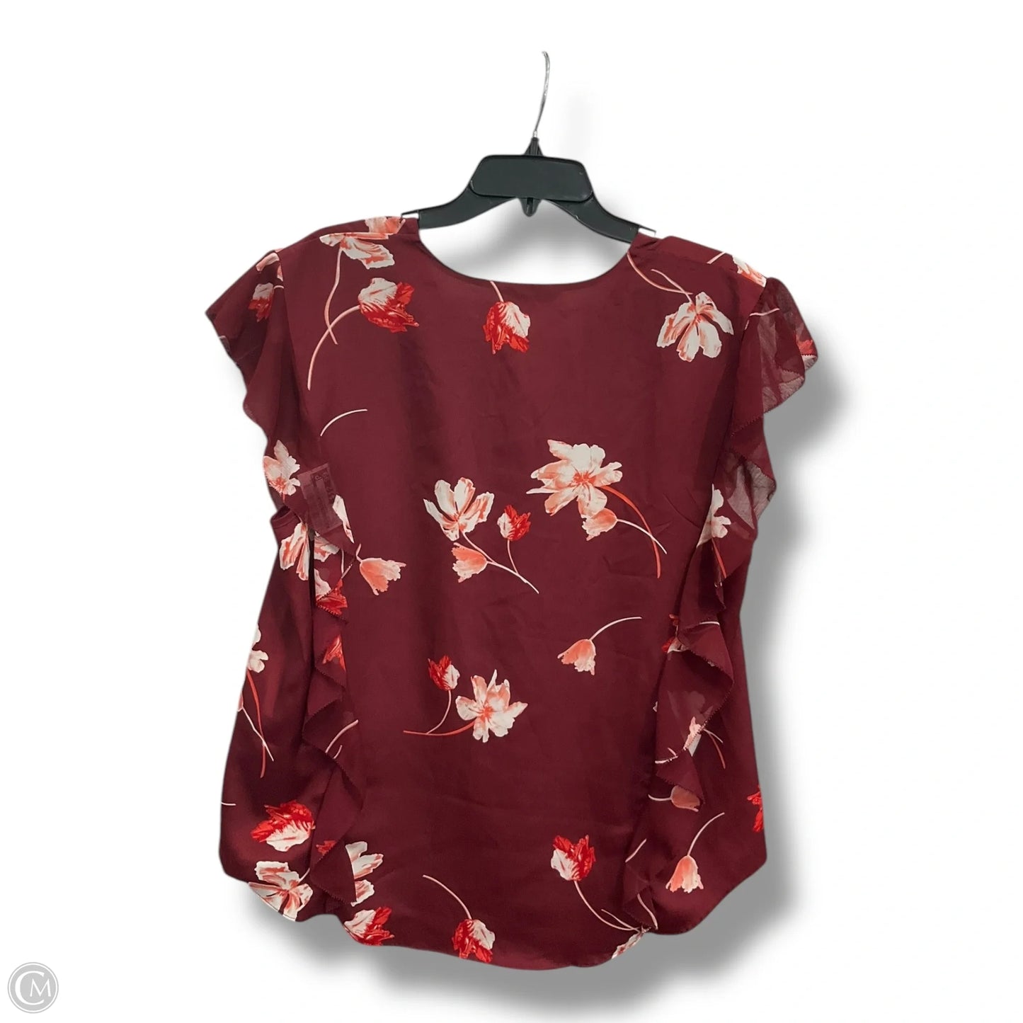 Blouse Sleeveless By Lauren By Ralph Lauren In Red, Size: Xl
