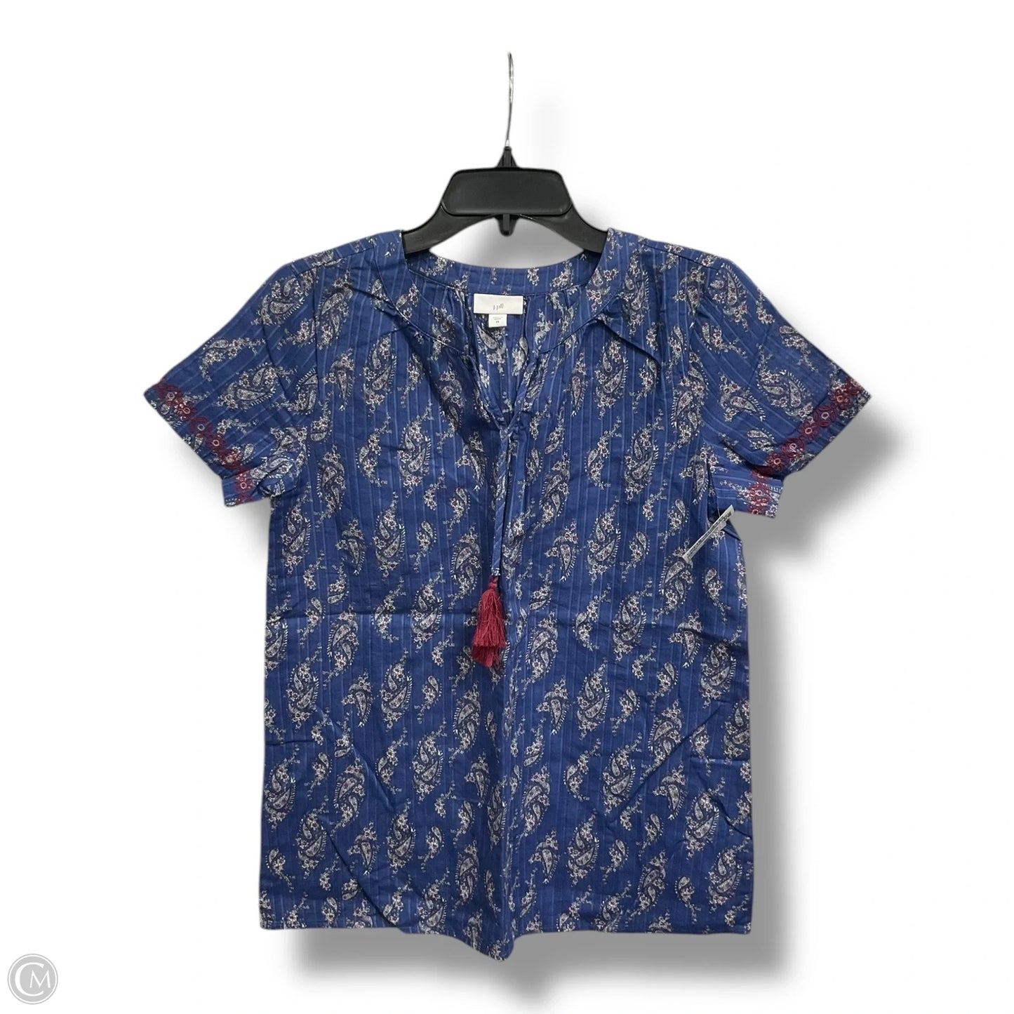 Top Short Sleeve By J. Jill In Blue, Size: Xs