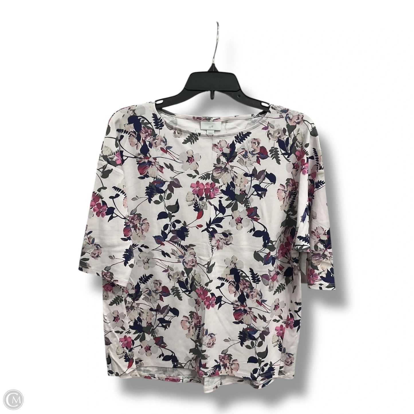Top Short Sleeve By J. Jill In Pink, Size: Xs