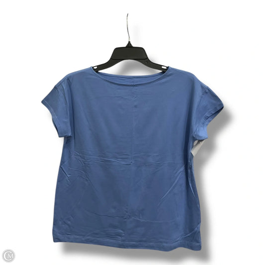 Top Short Sleeve Basic By J. Jill In Blue, Size: Xs