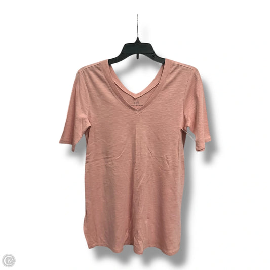 Top Short Sleeve Basic By J. Jill In Pink, Size: Xs