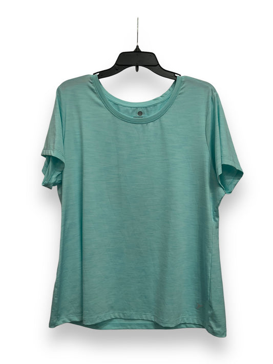 Athletic Top Short Sleeve By Old Navy In Teal, Size: Xl