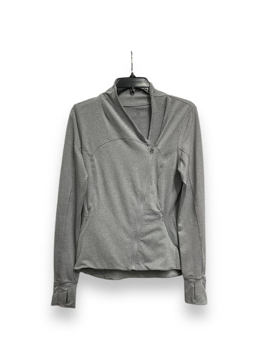 Athletic Jacket By 90 Degrees By Reflex In Grey, Size: M