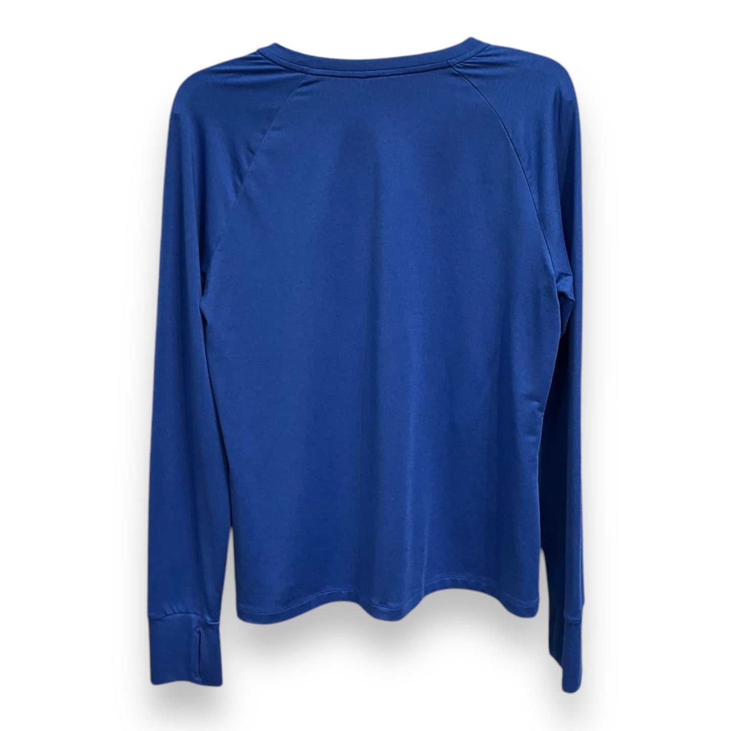 Athletic Top Long Sleeve Crewneck By Athletic Works In Blue, Size: S