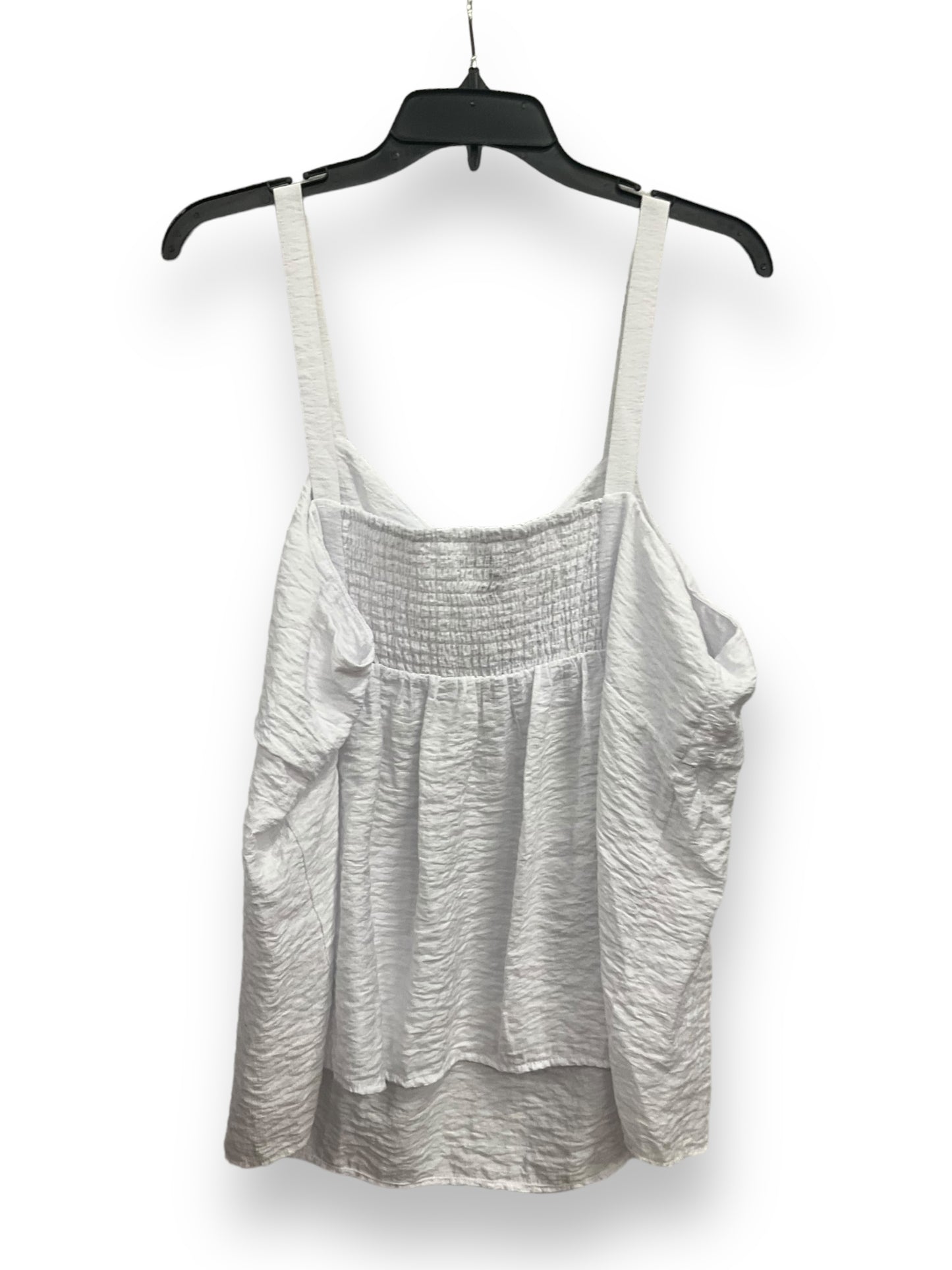 White Top Sleeveless Simply Vera, Size Xl