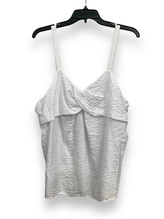 White Top Sleeveless Simply Vera, Size Xl