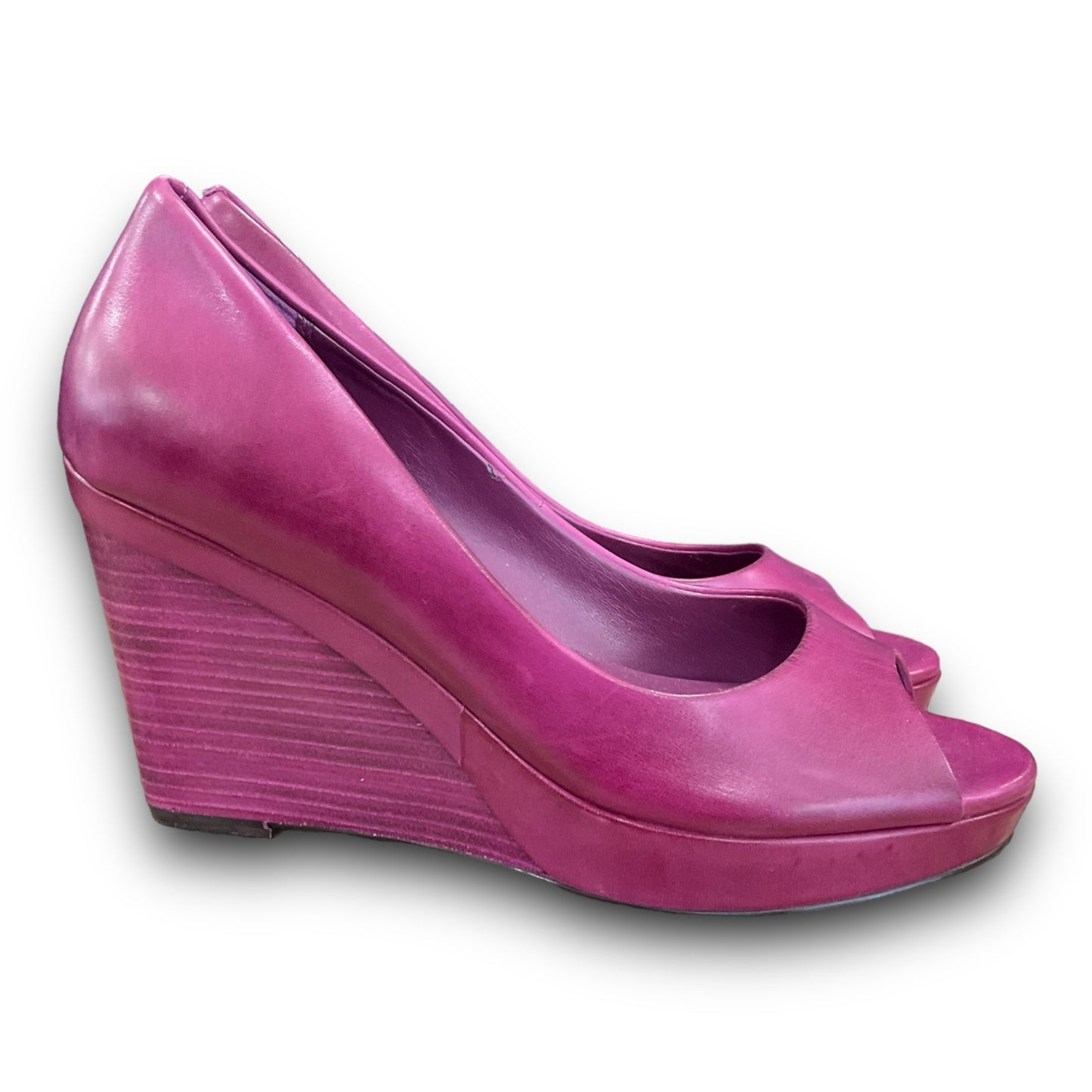 Purple Shoes Heels Wedge Cole-haan, Size 8