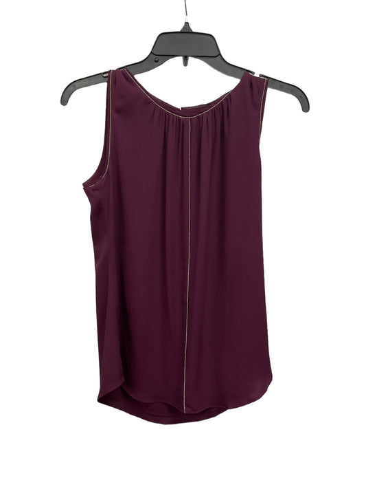 Purple Top Sleeveless White House Black Market, Size Xs