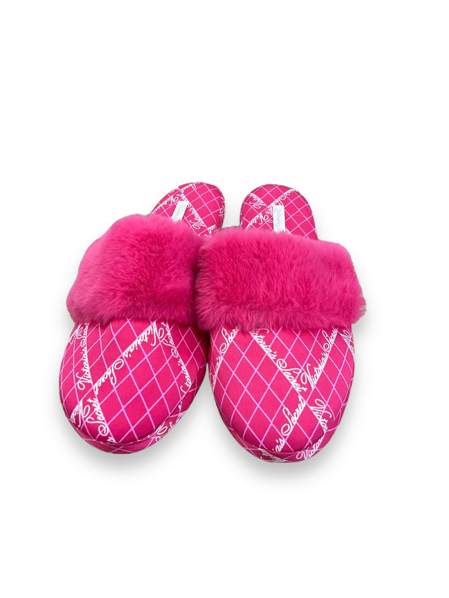 Pink Slippers Victorias Secret, Size 9.5